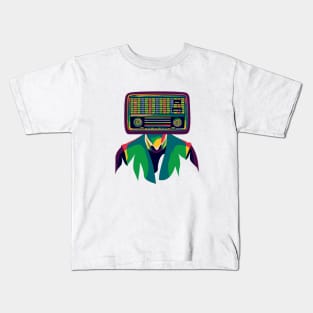 Radio In Head Kids T-Shirt